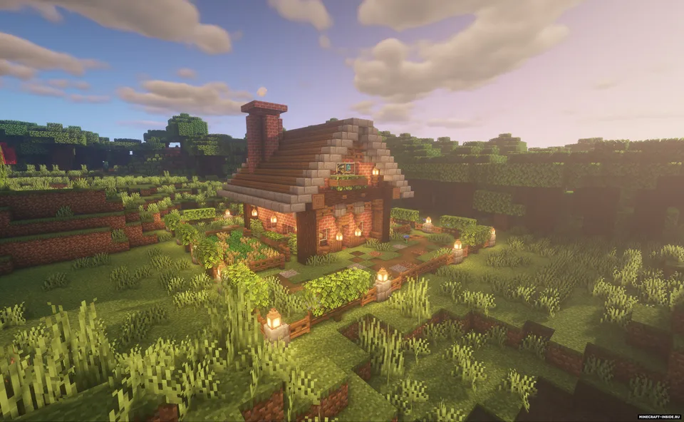 Survival Simple Brick House — Minecraft xarita, rasm 5