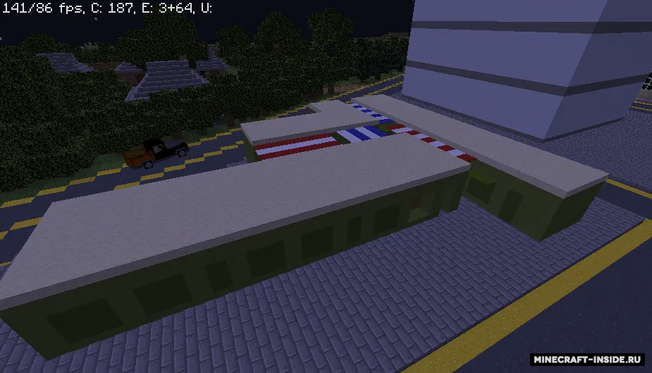 Jonli tungi shahar — Minecraft xarita, rasm 4