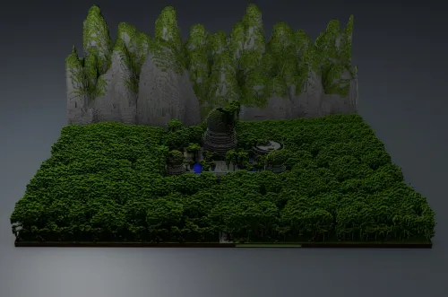 Ruiun of a Temple — Minecraft xarita, rasm 1