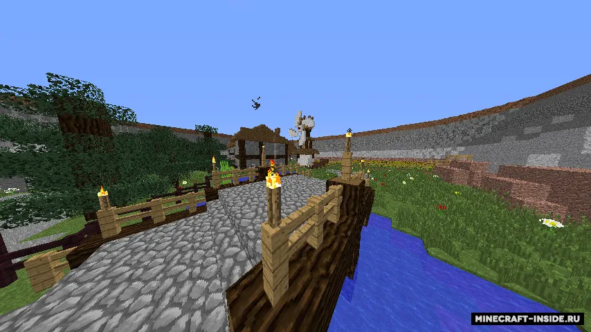 Ustunlar | Tog'dagi qishloq — Minecraft xarita, rasm 3