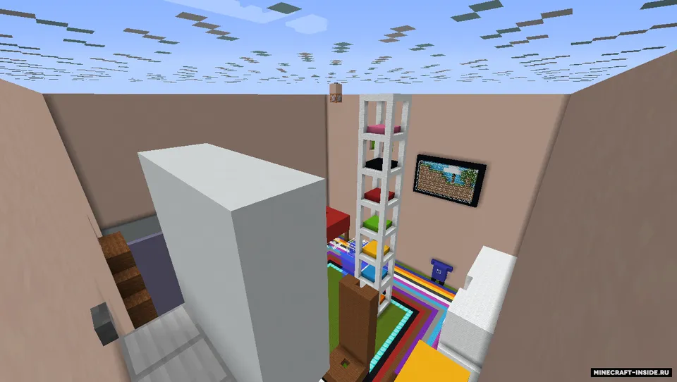 Kvartirada yashirinmachoq — Minecraft xarita, rasm 3