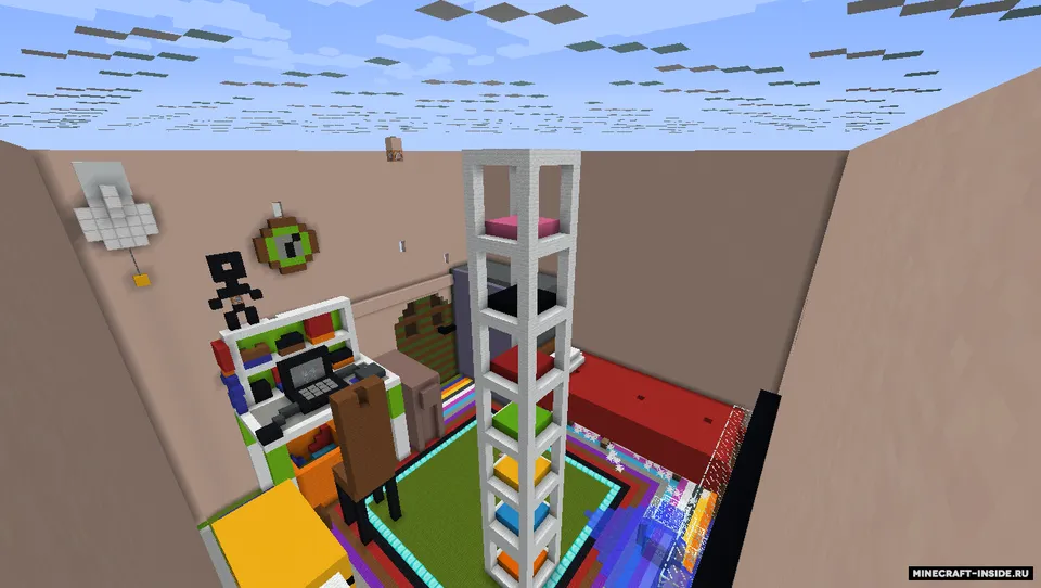 Kvartirada yashirinmachoq — Minecraft xarita, rasm 4