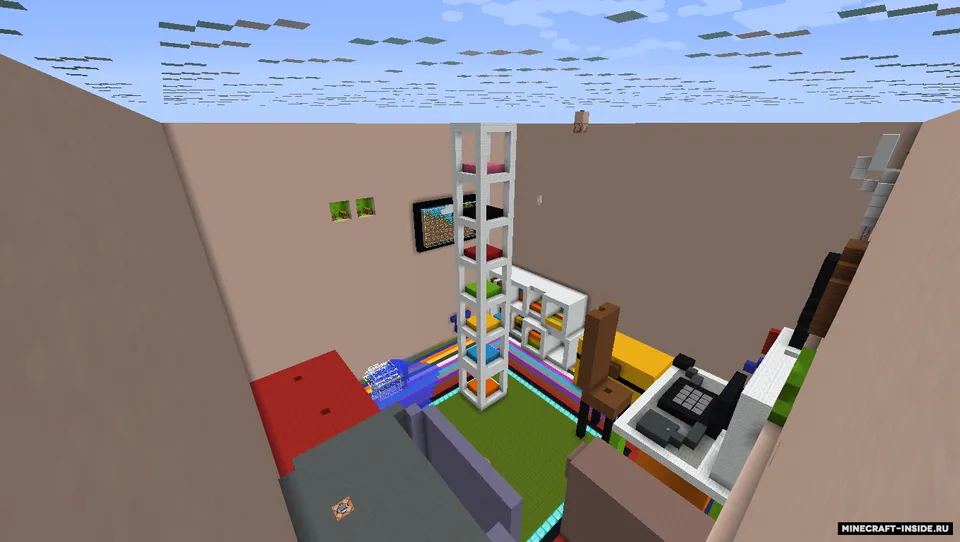 Kvartirada yashirinmachoq — Minecraft xarita, rasm 5
