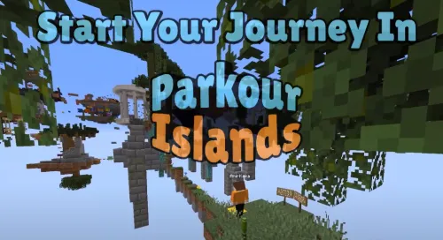 Parkour Islands — Minecraft xarita, rasm 1