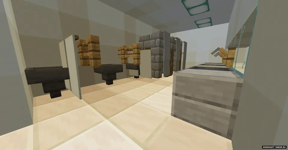 Ofisda yashirinmachoq — Minecraft xarita, rasm 5