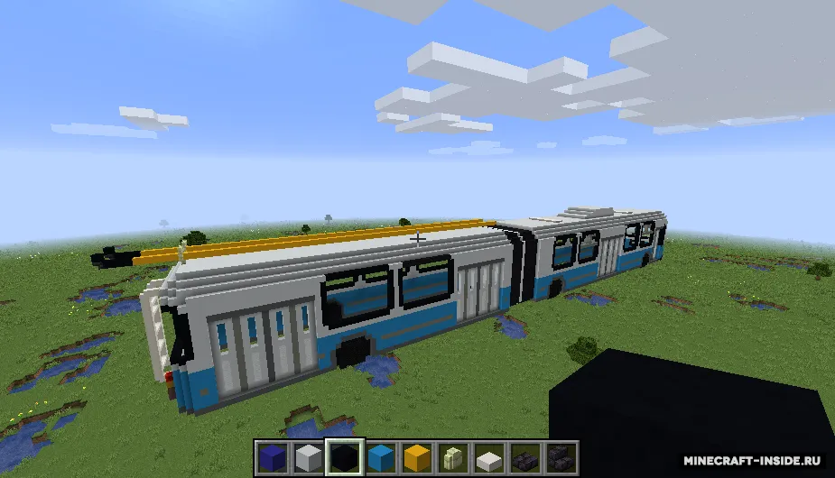 foggydanger tomonidan Ziu 10 trolleybus modeli — Minecraft xarita, rasm 2