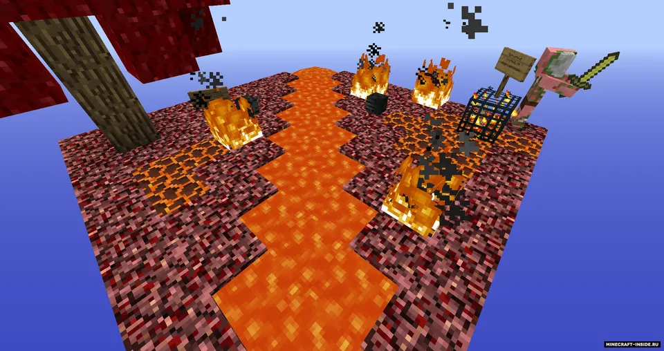 Osmon omon qolishi — Minecraft xarita, rasm 2