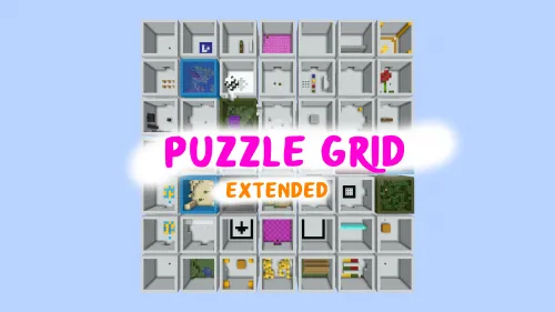 Puzzle Grid Extended — Minecraft xarita, rasm 1