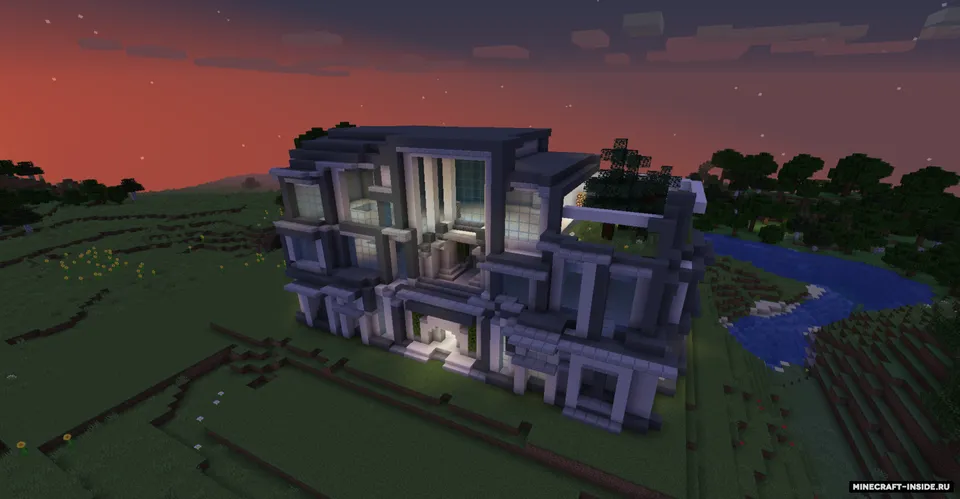 Katya tomonidan katta uy — Minecraft xarita, rasm 3