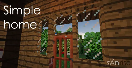 Simple Home — Minecraft xarita, rasm 1
