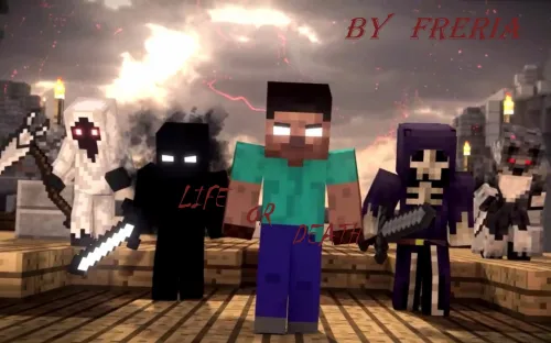 Life Or Death — Minecraft xarita, rasm 1