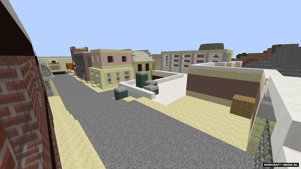 de_dust2 de_nuke — Minecraft xarita, rasm 6