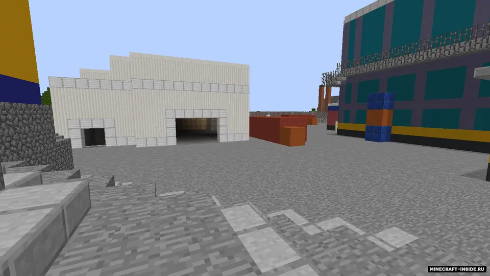 de_dust2 de_nuke — Minecraft xarita, rasm 8