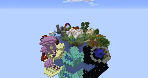 Theme Parkour — Minecraft xarita, rasm 1