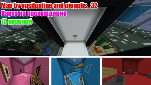 10 ta darajali chellenj — Minecraft xarita, rasm 1