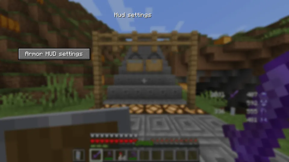 Armor Durability HUD — Minecraft mod, rasm 3