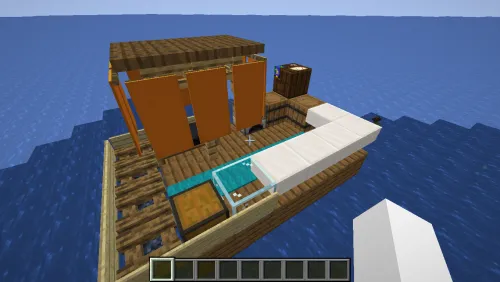 Raft in minecraft — Minecraft xarita, rasm 1