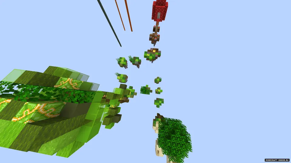 Island parkour 2 — Minecraft xarita, rasm 4