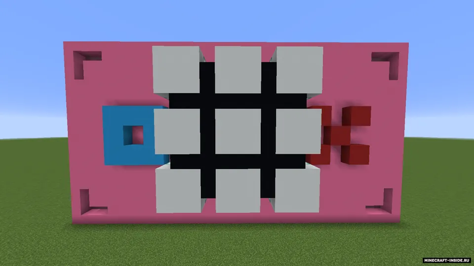Tik-tak-to — Minecraft xarita, rasm 2
