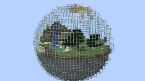 Shar ichida omon qolish — Minecraft xarita, rasm 1