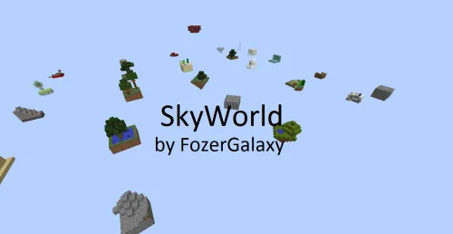 SkyWorld — Minecraft xarita, rasm 1