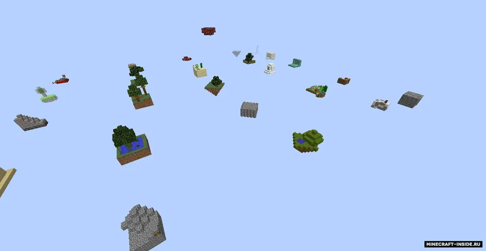 SkyWorld — Minecraft xarita, rasm 2
