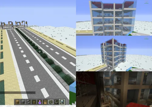 Yer osti va yer usti majmuasi — Minecraft xarita, rasm 1