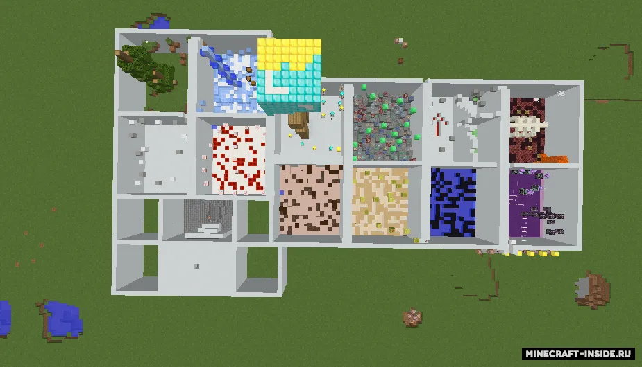 12 Rooms — Minecraft xarita, rasm 3