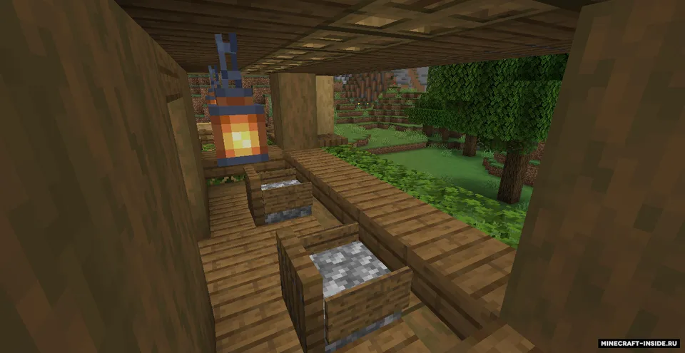 Katta yog'och uy — Minecraft xarita, rasm 2