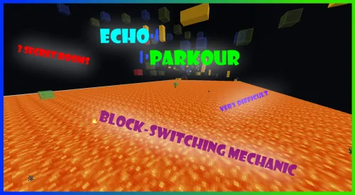 Echo Parkour — Minecraft xarita, rasm 1