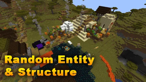Random Entity & Structure — Minecraft mod, rasm 1