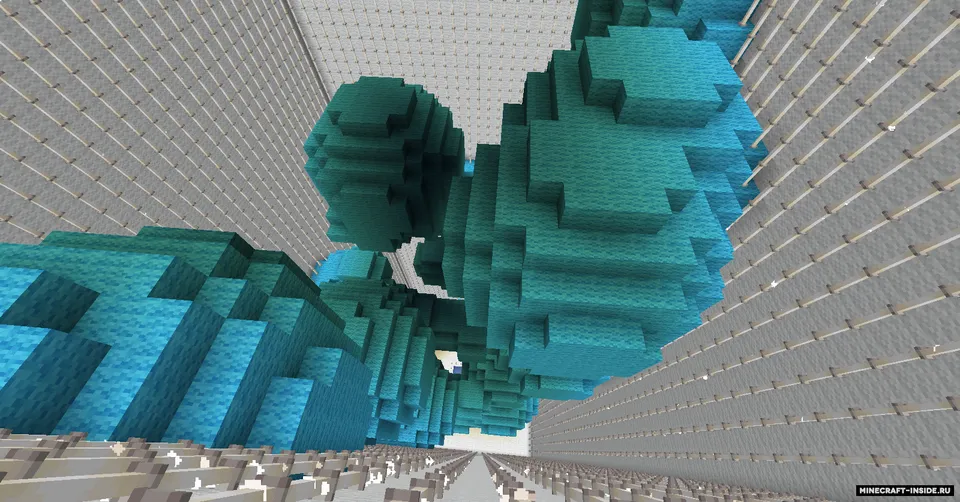 LANN'dan besh darajali dropper — Minecraft xarita, rasm 4