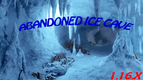 Abandoned Ice Cave — Minecraft xarita, rasm 1