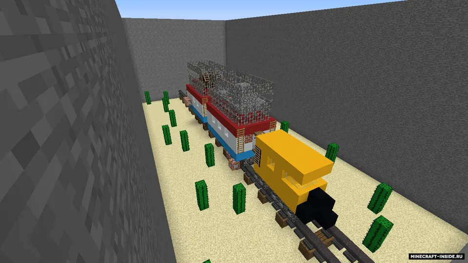 "Poyezd" operatsiyasi va Oddiy omon qolish emas — Minecraft xarita, rasm 5