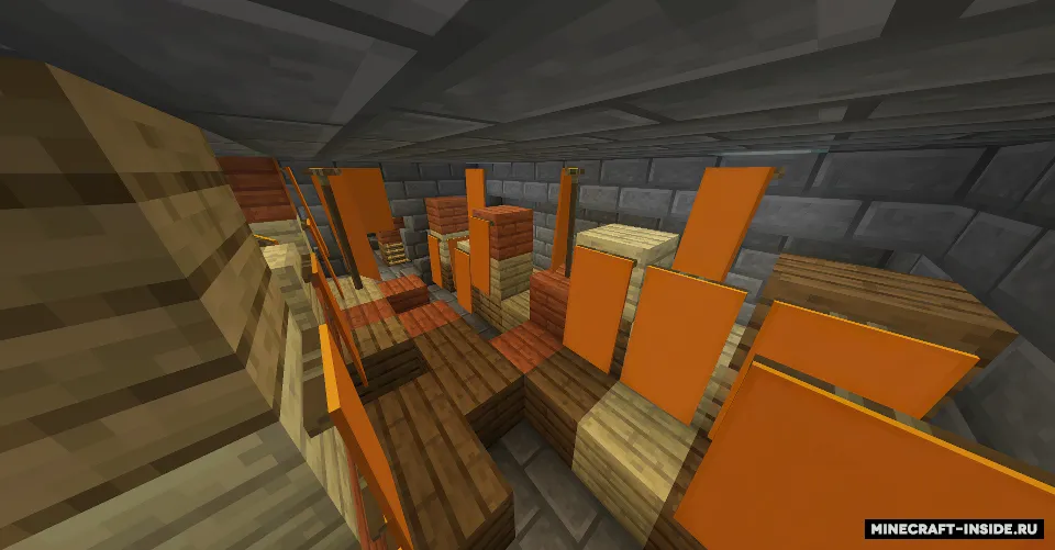 Submarinada yashirinmachoq — Minecraft xarita, rasm 2