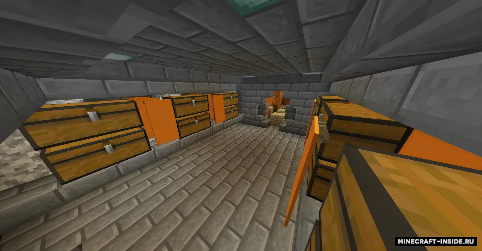 Submarinada yashirinmachoq — Minecraft xarita, rasm 4