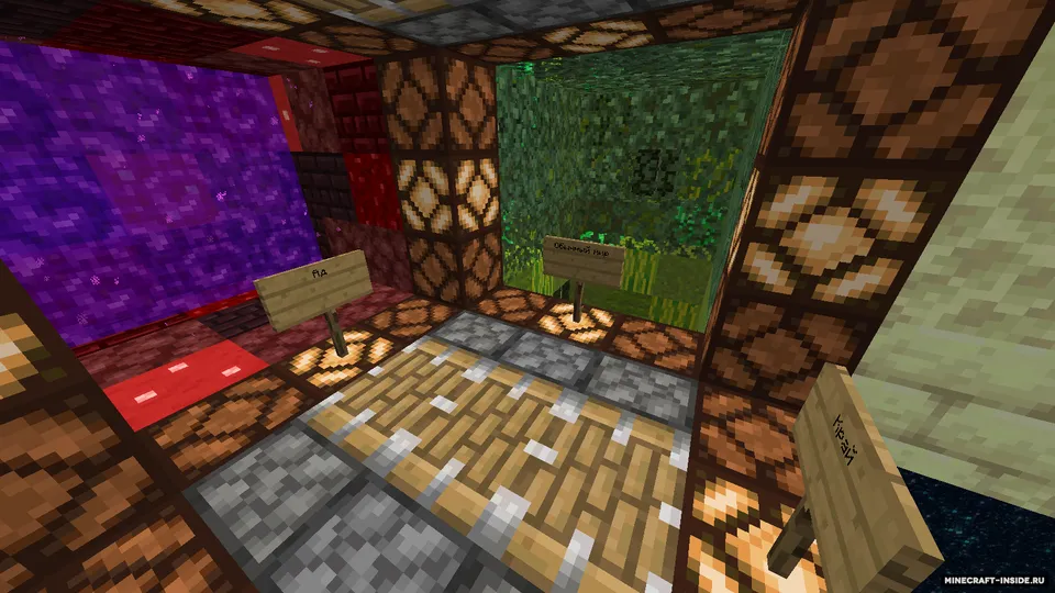 Muzdagi poyga 2 — Minecraft xarita, rasm 4