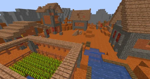 Western pvp — Minecraft xarita, rasm 1