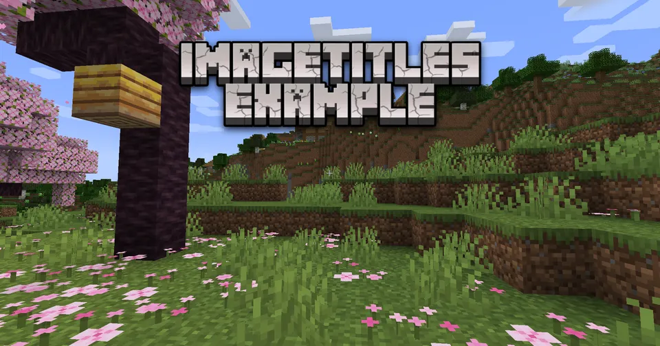ImageTitles — Minecraft mod, rasm 2