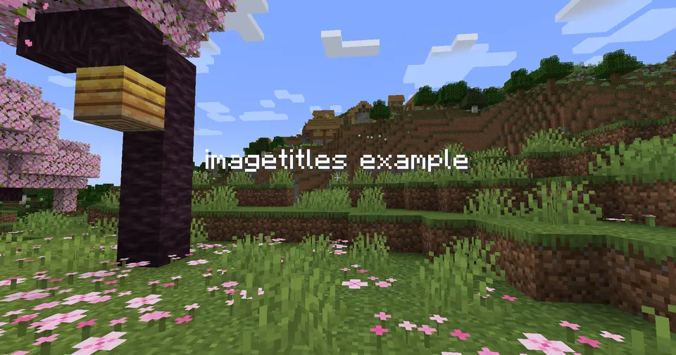 ImageTitles — Minecraft mod, rasm 3