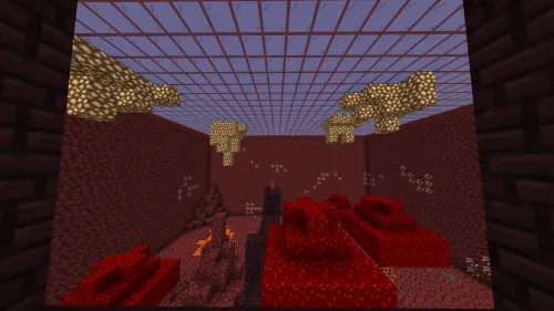 Netherda berkinmachoq — Minecraft xarita, rasm 1