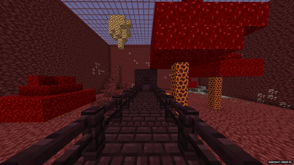 Netherda berkinmachoq — Minecraft xarita, rasm 2