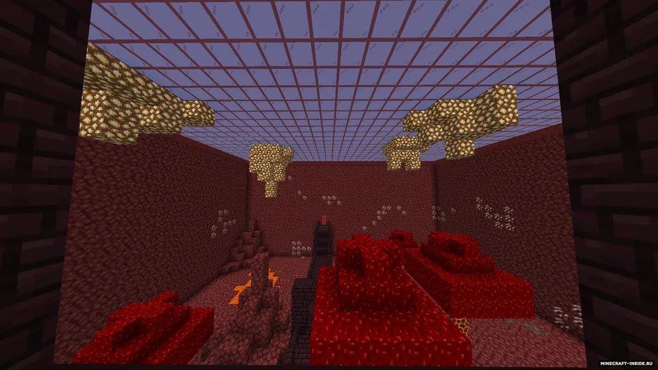 Netherda berkinmachoq — Minecraft xarita, rasm 3