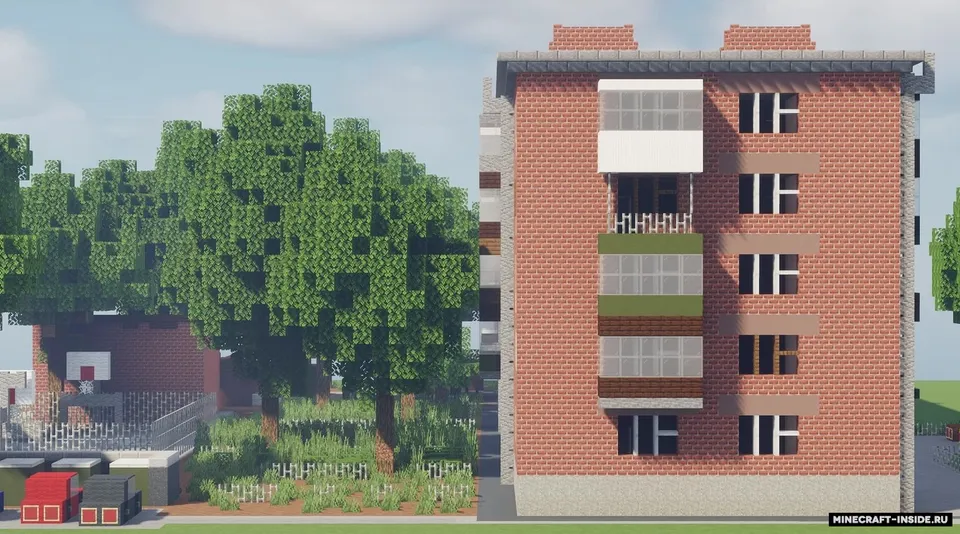 Communal Apartment Building — Minecraft xarita, rasm 2