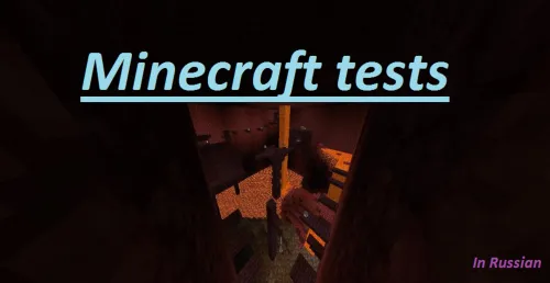 Minecraft tests — Minecraft xarita, rasm 1