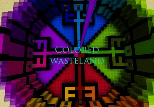Colored wasteland — Minecraft xarita, rasm 1