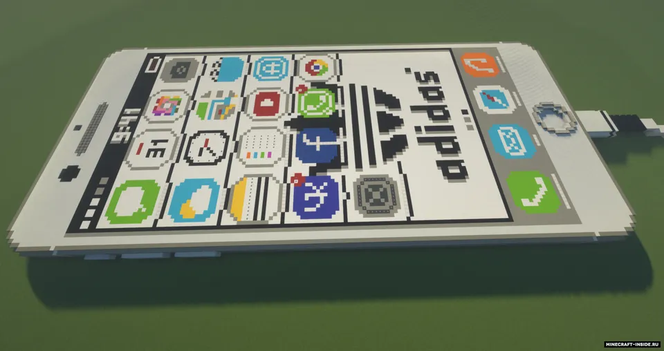 iPhone & Powerbank — Minecraft xarita, rasm 2