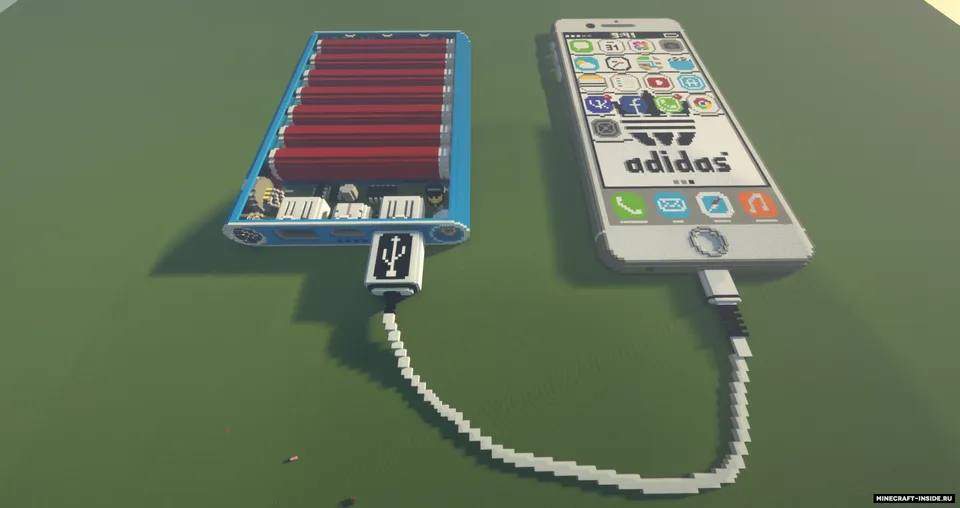 iPhone & Powerbank — Minecraft xarita, rasm 4