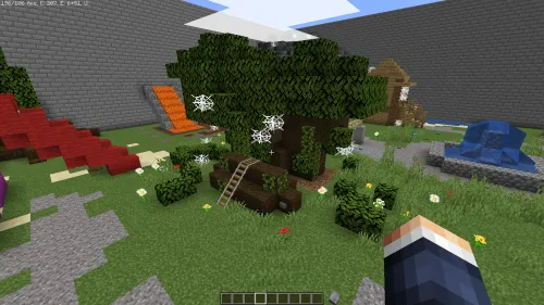 Tashlandiq hududda berkinmachoq — Minecraft xarita, rasm 1
