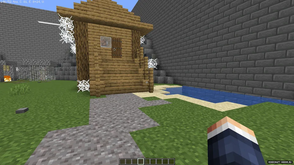 Tashlandiq hududda berkinmachoq — Minecraft xarita, rasm 3